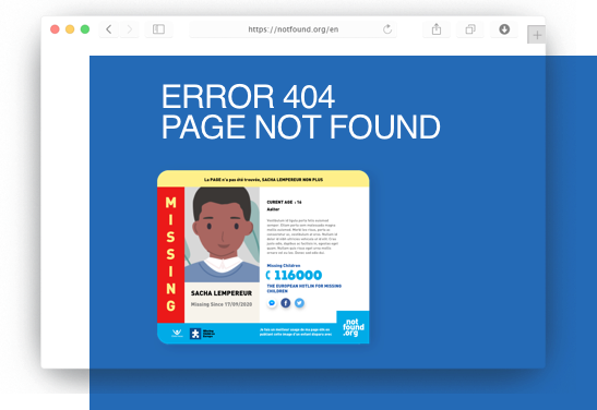 page with 404 page